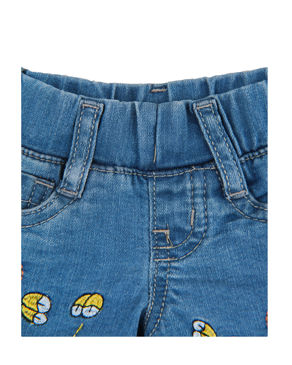 Girls Embroidery Denim Shorts - Engine - Buy Now