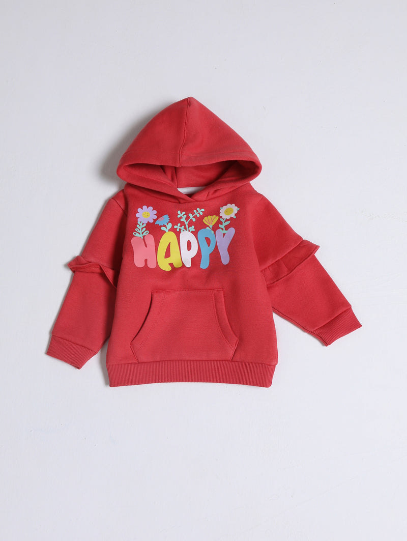 Girls Typography Hoodie - Engine - Buy Now