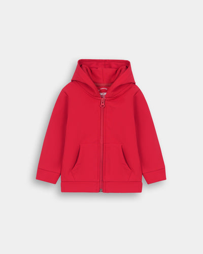Girls Basic Zip-Up Hoodie