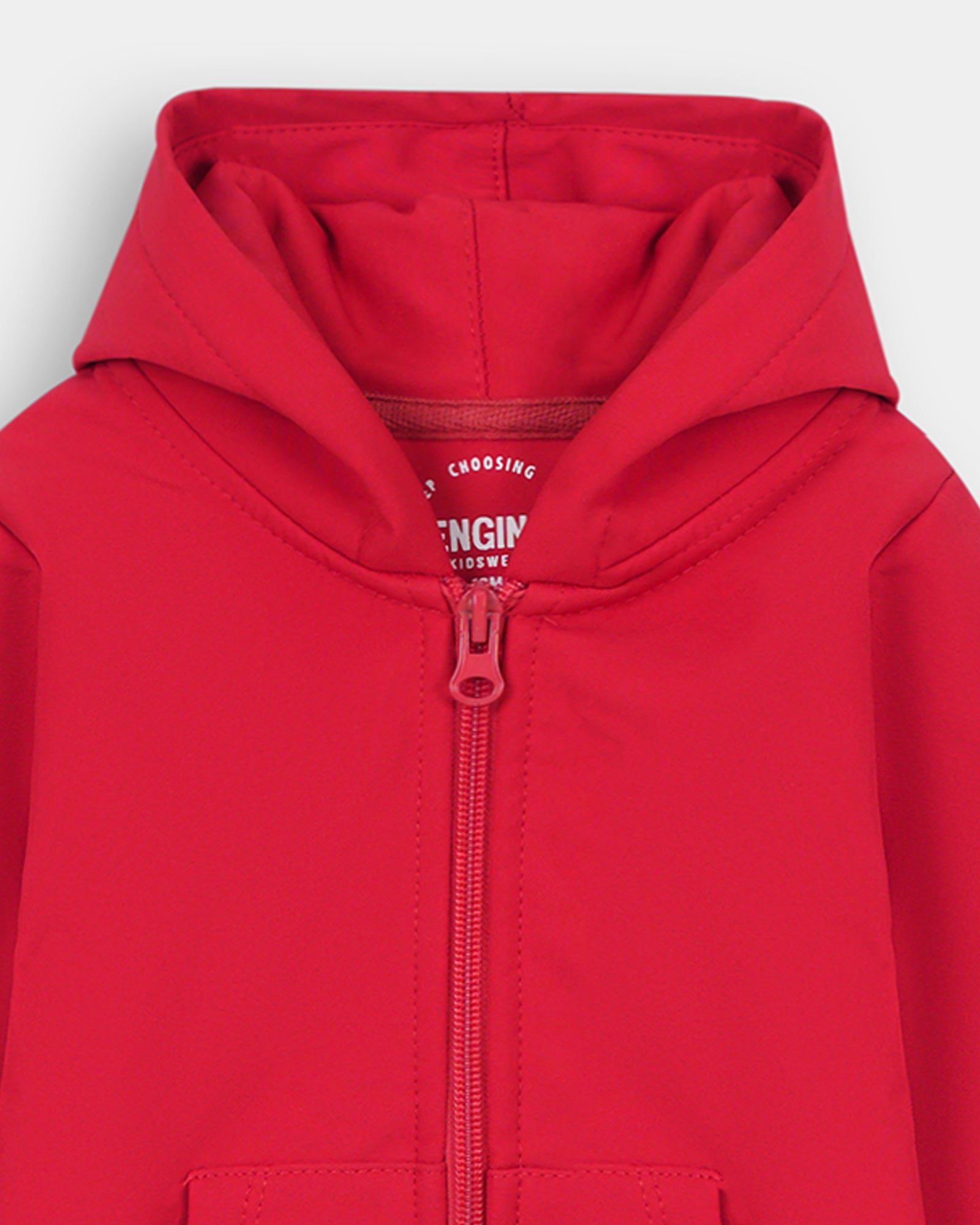 Girls Basic Zip-Up Hoodie