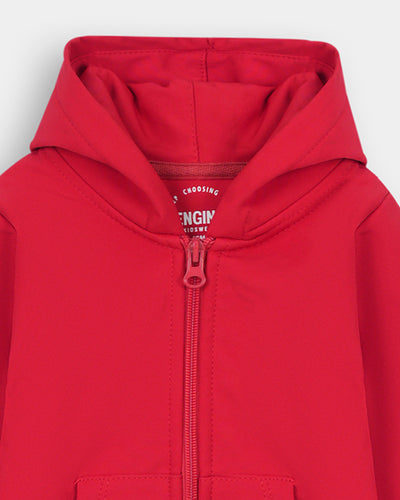 Girls Basic Zip-Up Hoodie