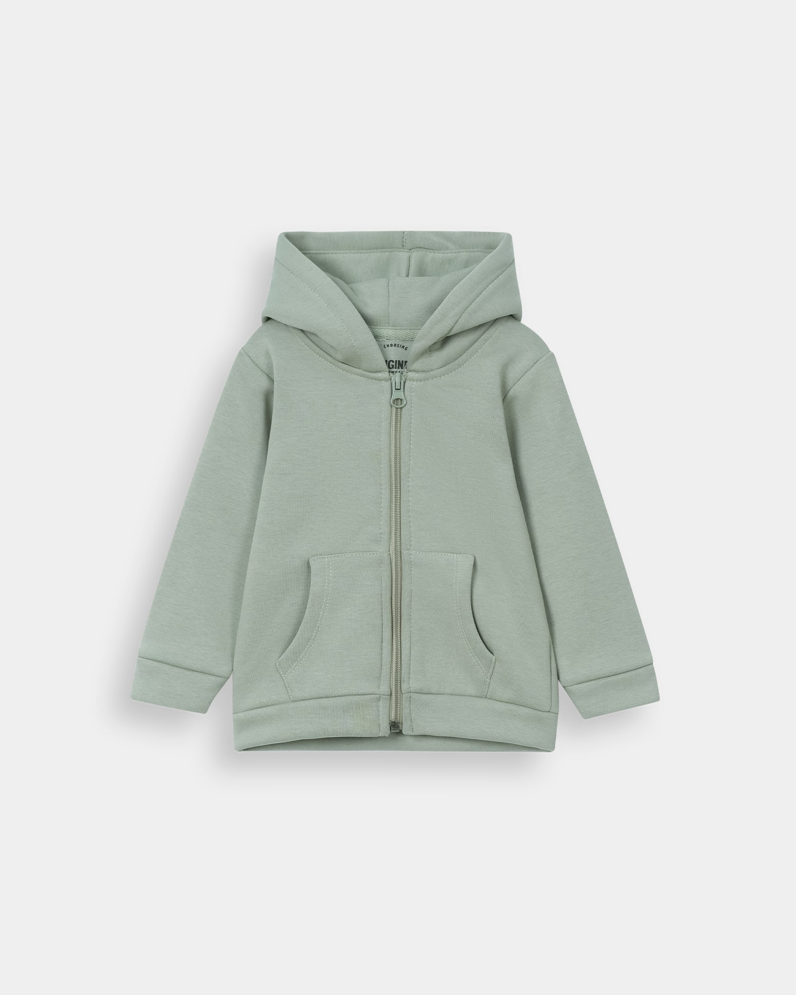 Girls Basic Zip-Up Hoodie