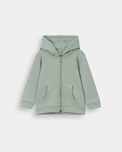 Girls Basic Zip-Up Hoodie