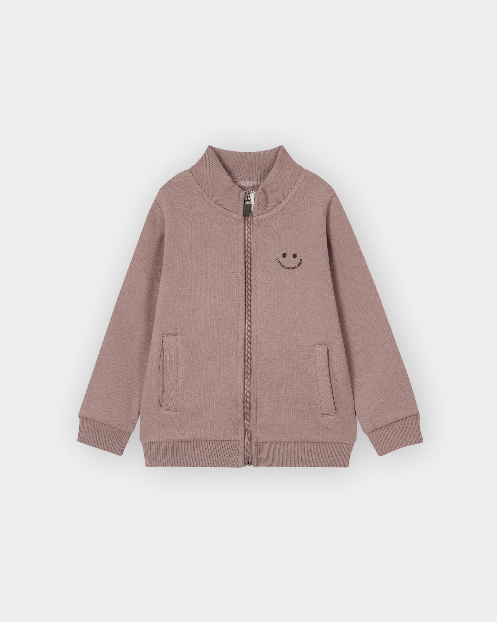 Boys Basic Zip-Up Upper