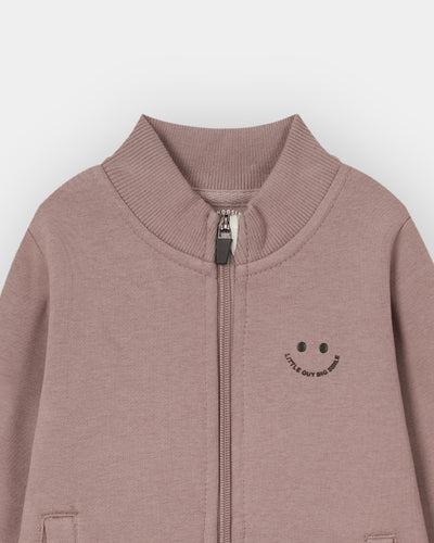 Boys Basic Zip-Up Upper