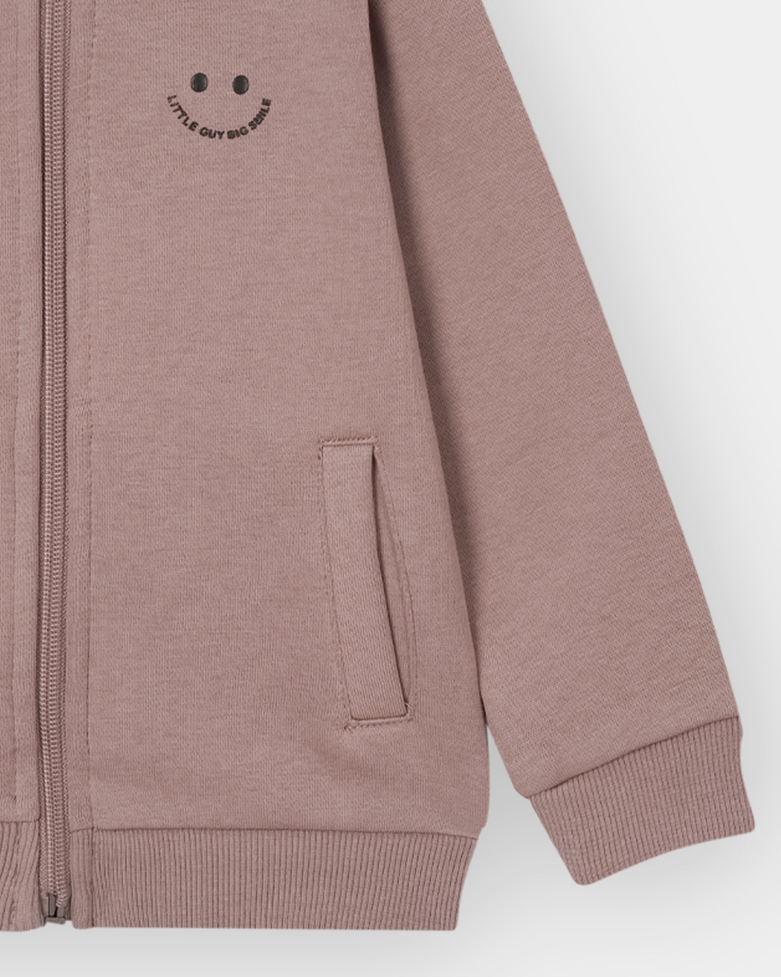 Boys Basic Zip-Up Upper