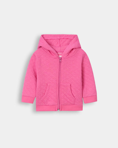 Girls Basic Zip-Up Upper