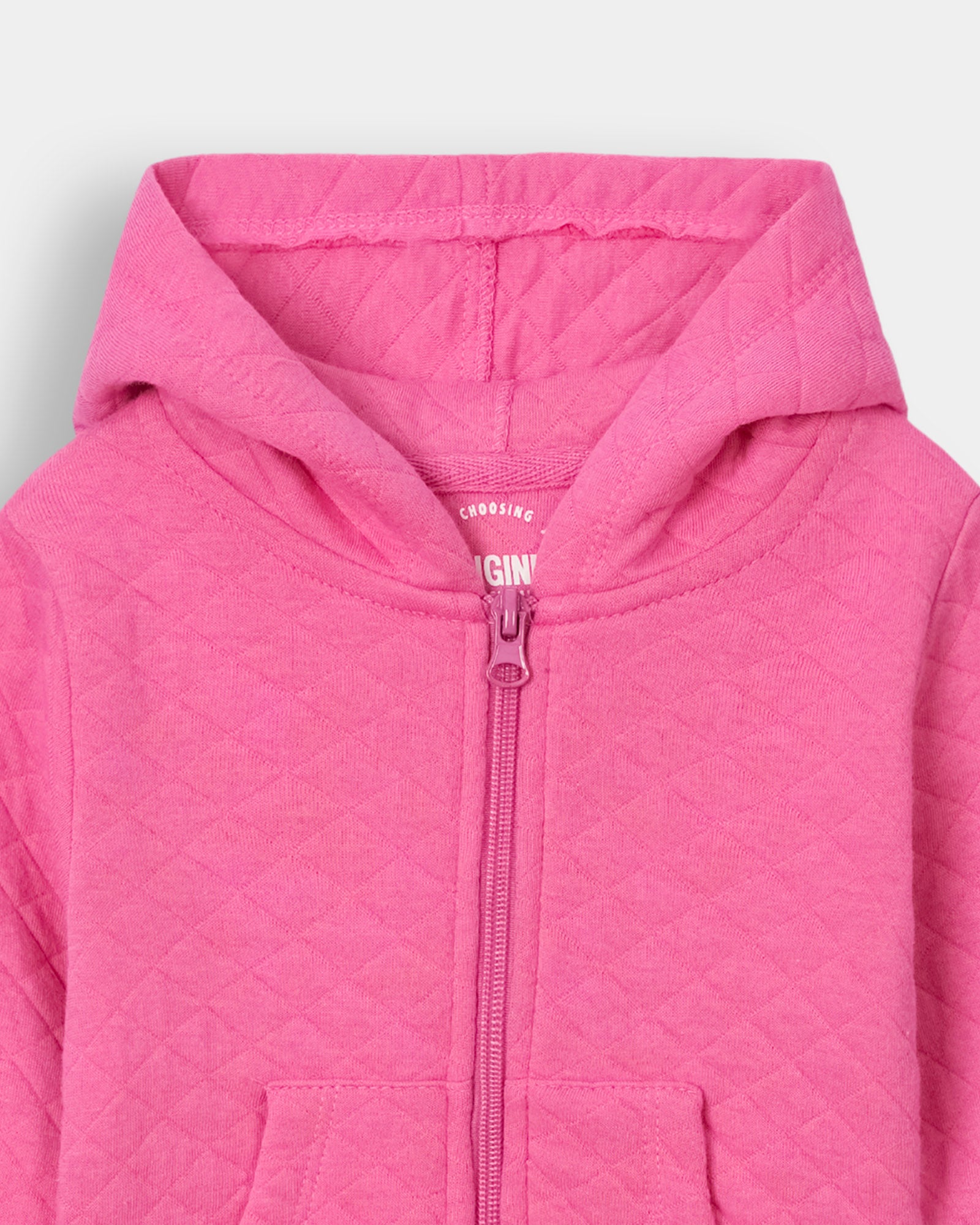 Girls Basic Zip-Up Upper
