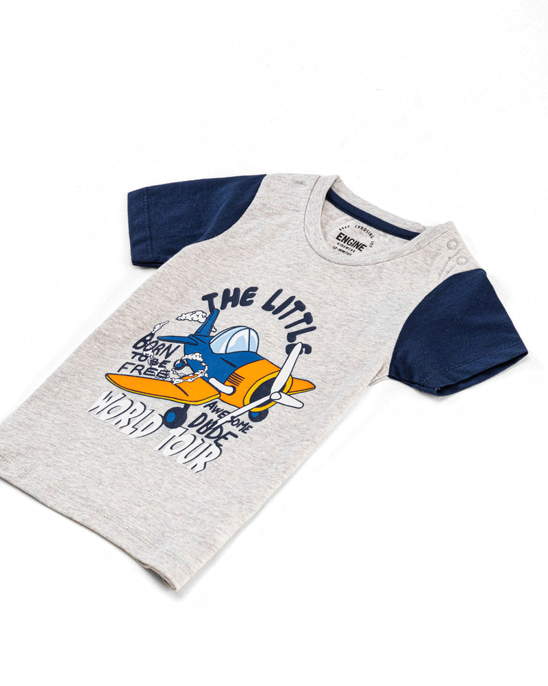 Boys Helicopter Tee - Engine - Buy Now
