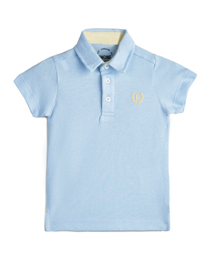 Boys Solid Polo Tee - Engine - Buy Now