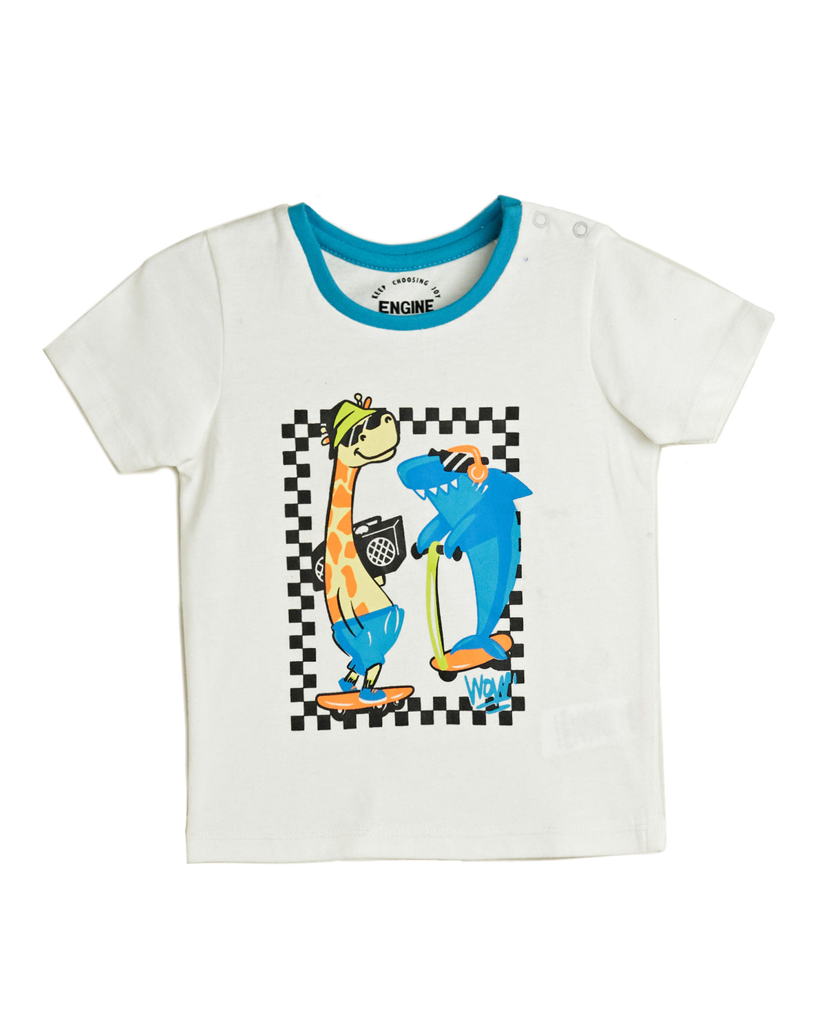 Boys Cartoon T Shirt - Engine - Buy Now