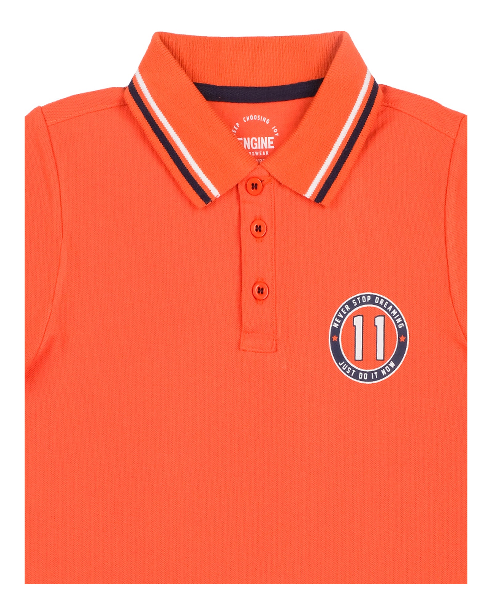 Baby Boy Solid Polo Tee - Engine - Buy Now