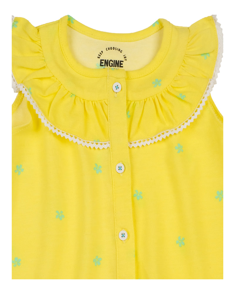 Girls Sleeveless Top with Frill Detail - Engine - Buy Now