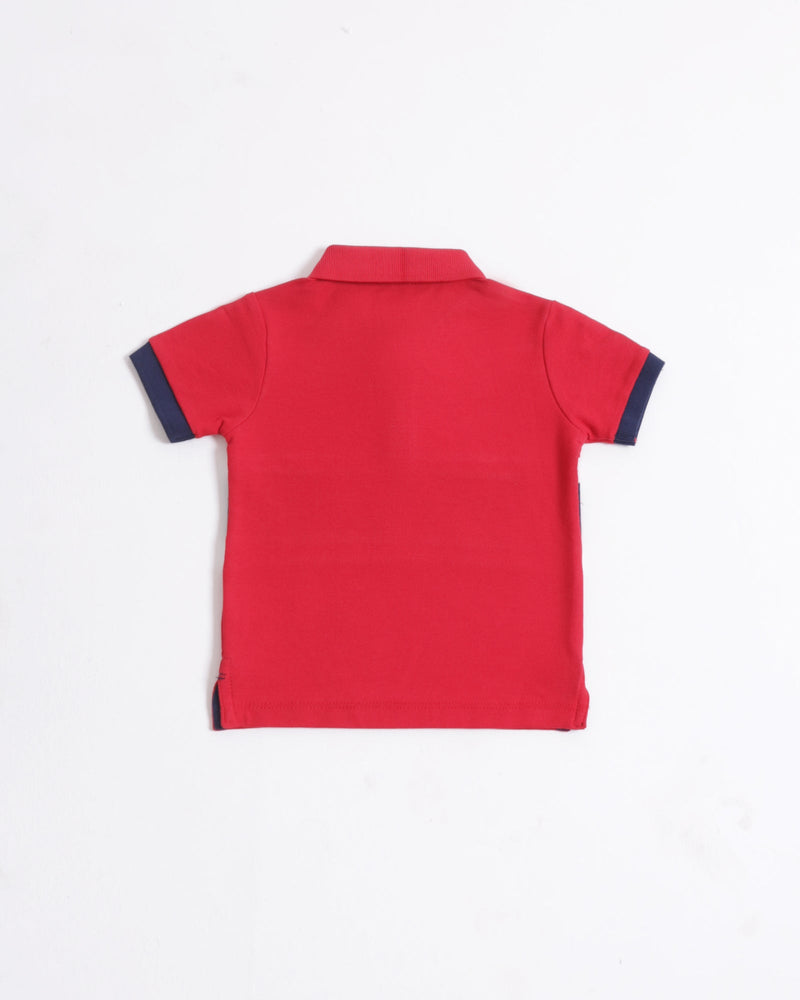 Boys S/S Panel Polo Tee - Engine - Buy Now