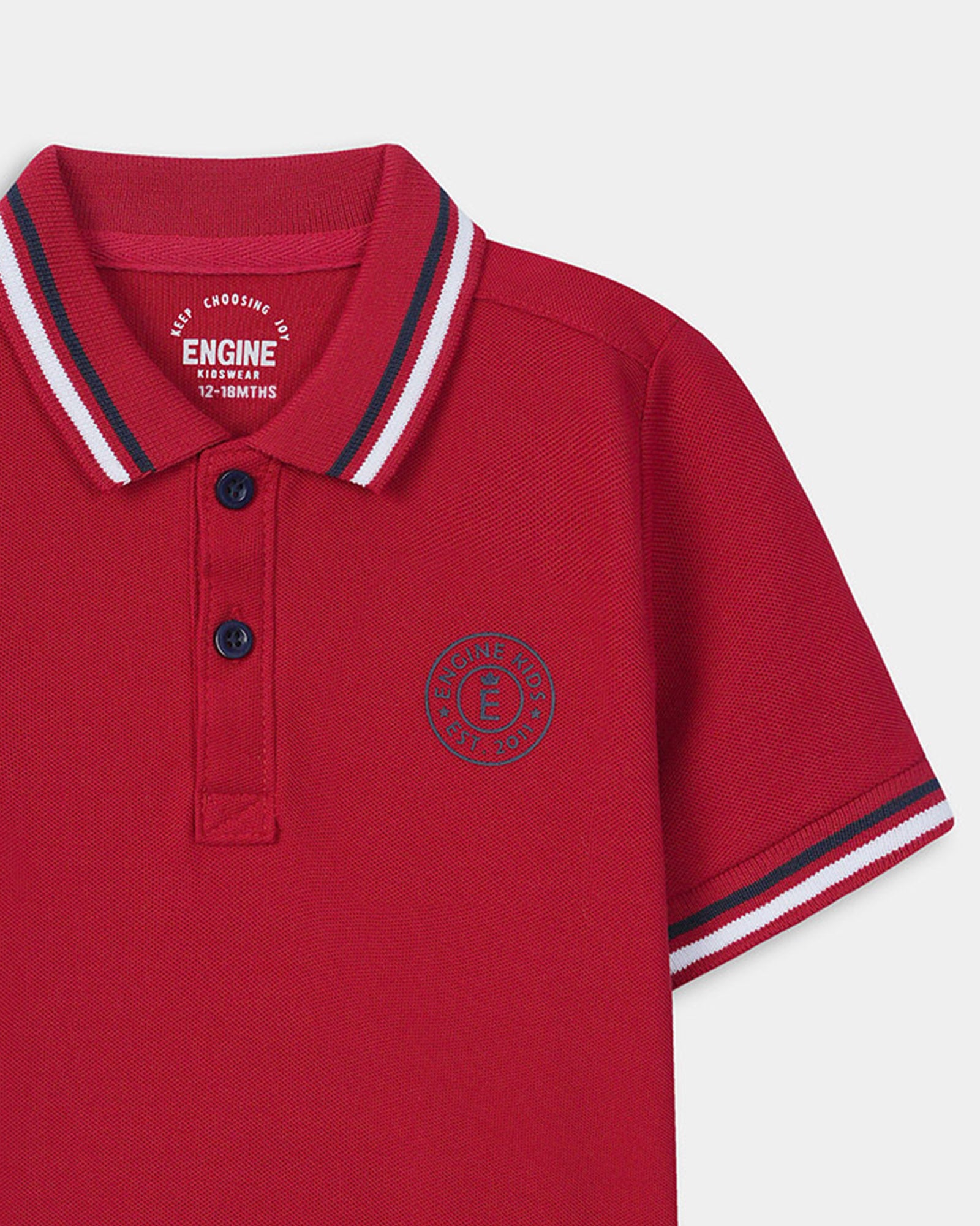 Boys Polo Tee - Engine - Buy Now