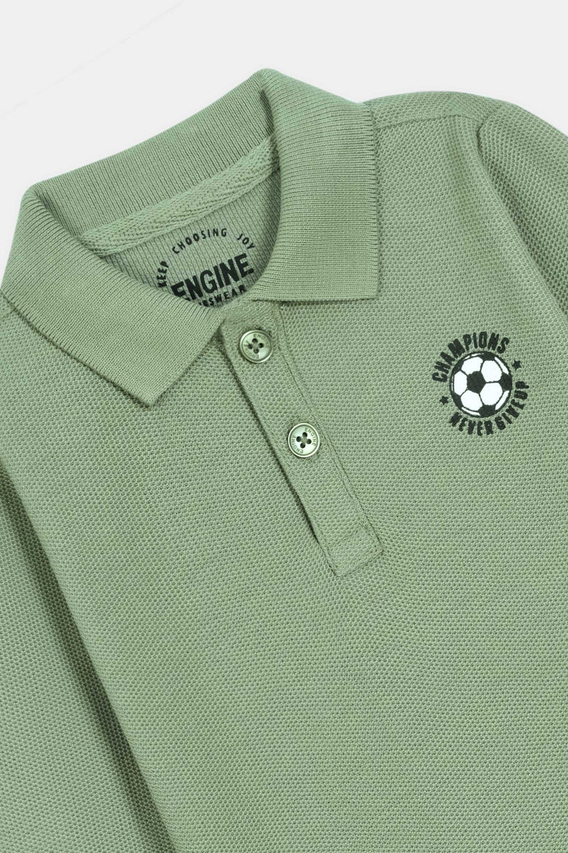 Boys Polo Tee - Engine - Buy Now