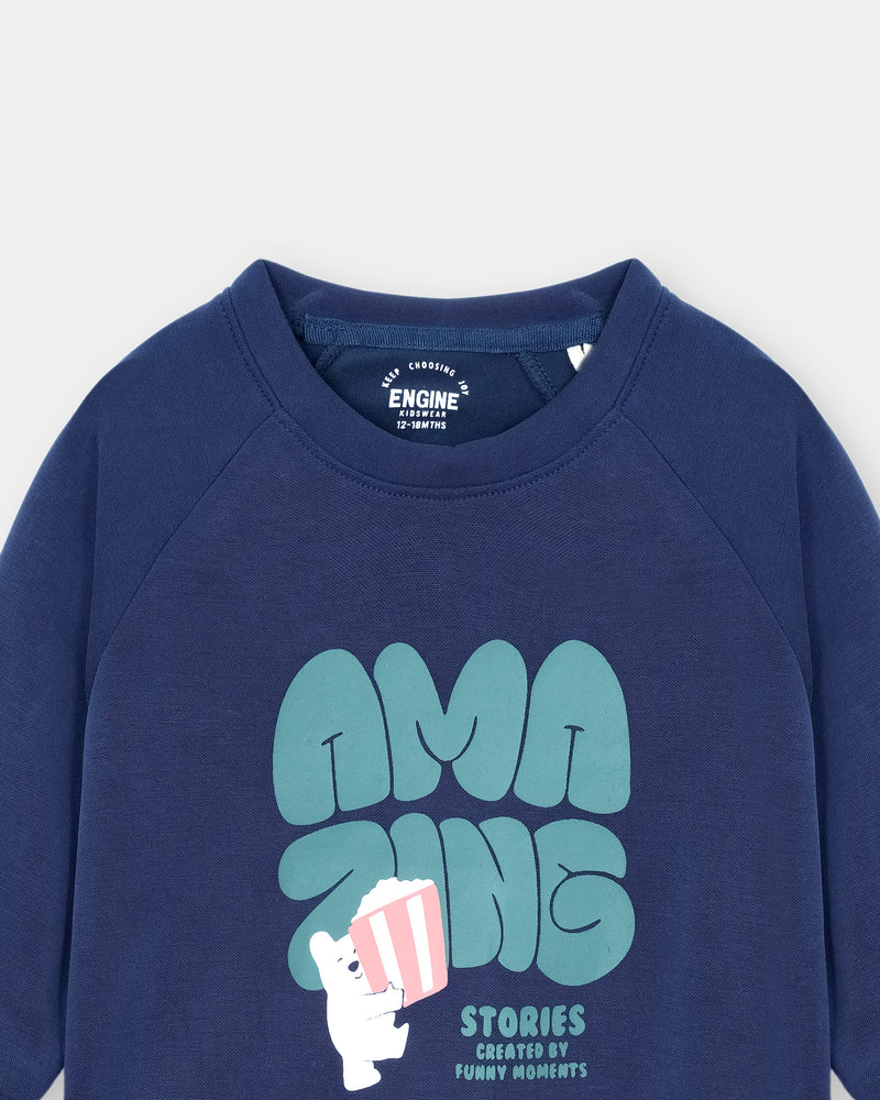 Boys Graphic Sweatshirt - Engine - Buy Now