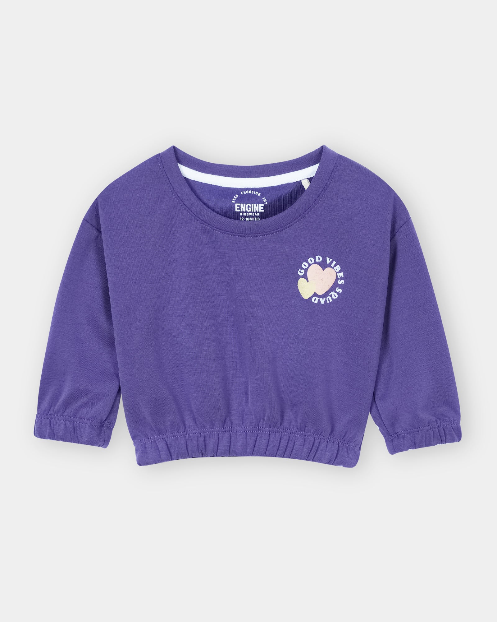 Girls Basic Sweatshirt
