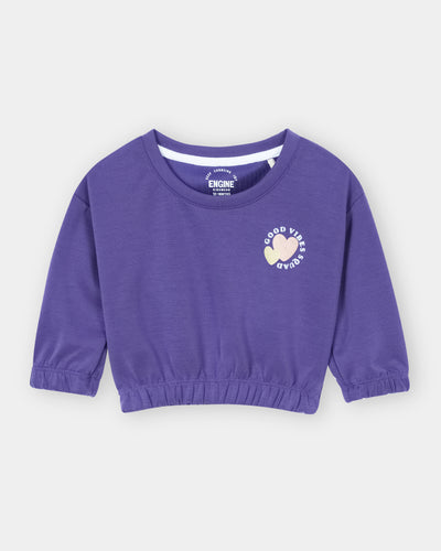 Girls Basic Sweatshirt