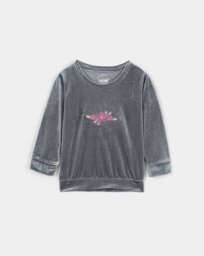 Girls Basic Sweatshirt