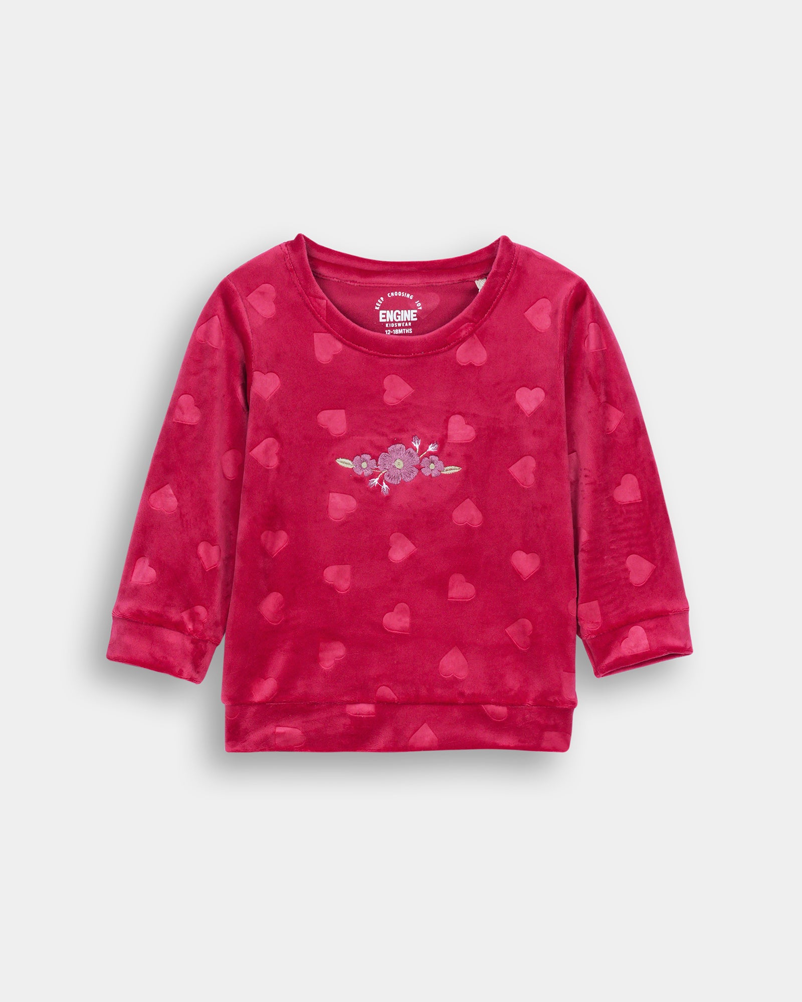 Girls Basic Sweatshirt