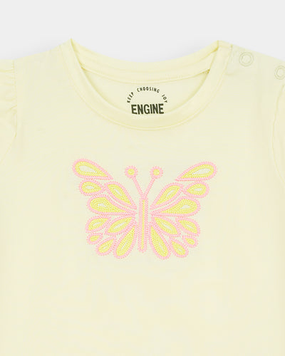 Girls Embroidered T Shirt