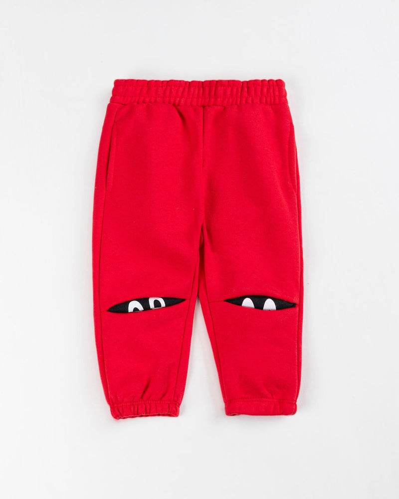 Baby Boys Red Color Jogger Trouser - Engine - Buy Now