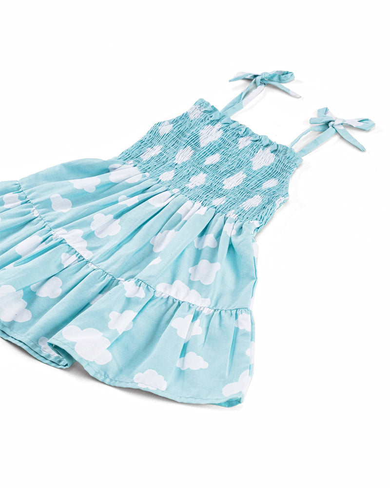 Girls Clouds Tier Dress - Engine - Buy Now
