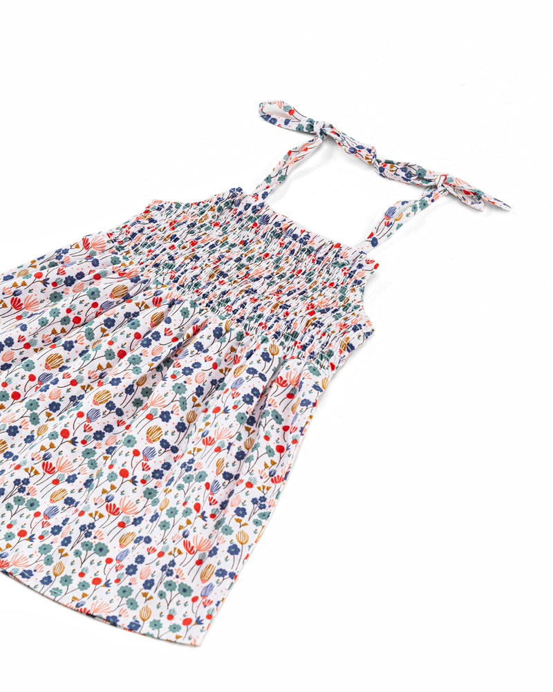 Girls Printed Smocking Dress - Engine - Buy Now