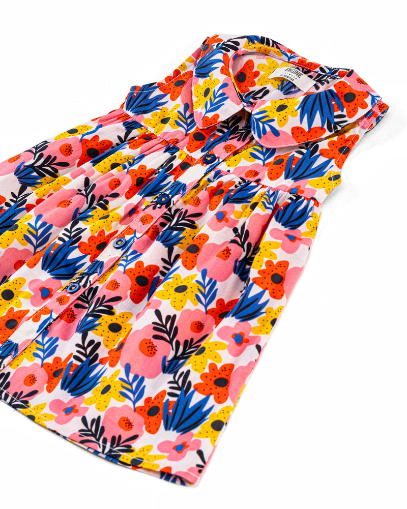 Girls Floral Printed Dress - Engine - Buy Now