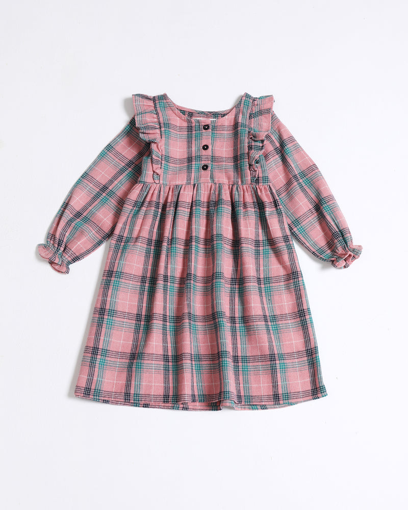 Girls Check Dress - Engine - Buy Now