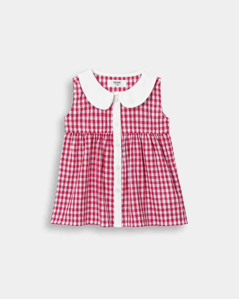 Girls Check Top - Engine - Buy Now