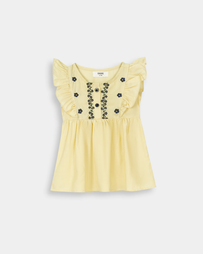 Girls Embroidered Top - Engine - Buy Now