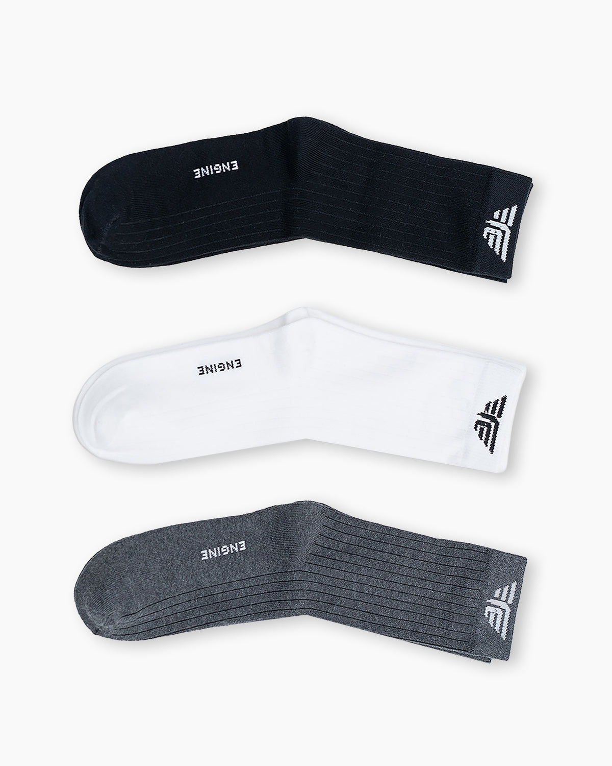 Men Crew Cut Socks - Engine - Buy Now