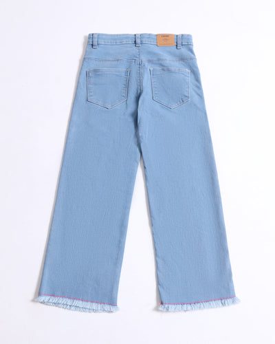 Girls Flared Denim