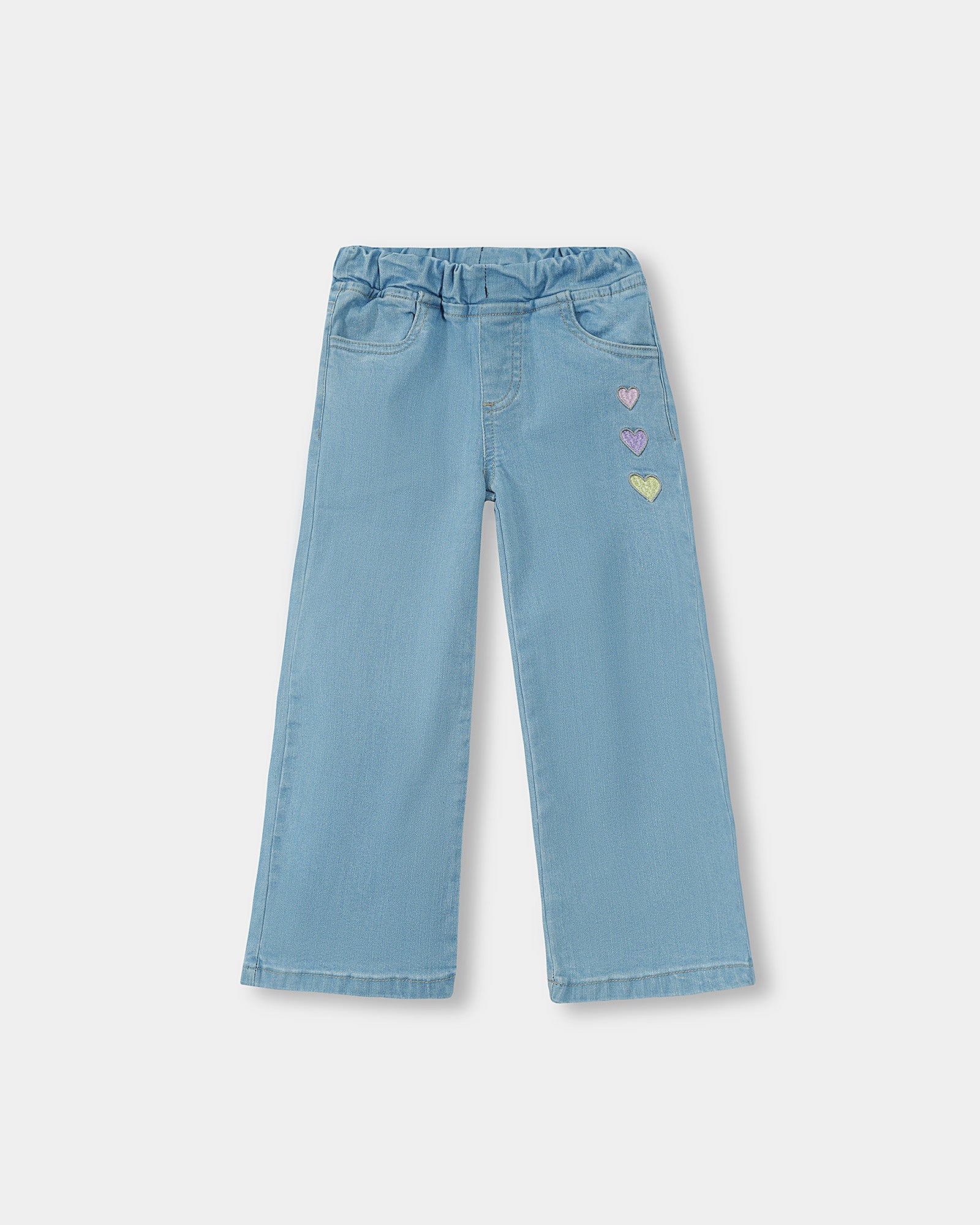 Girls Flared Denim
