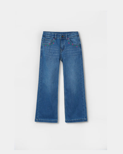 Girls Flared Denim
