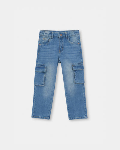 Boys Cargo Denim
