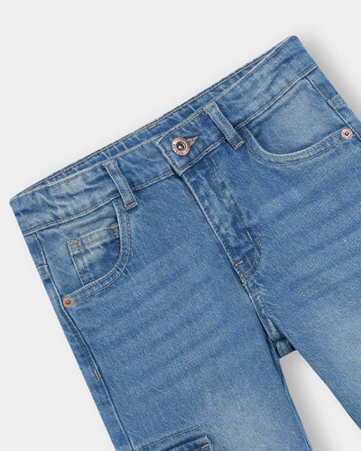 Boys Cargo Denim