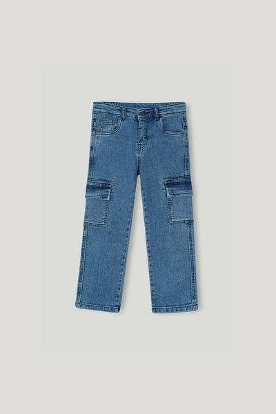 Boys Cargo Denim