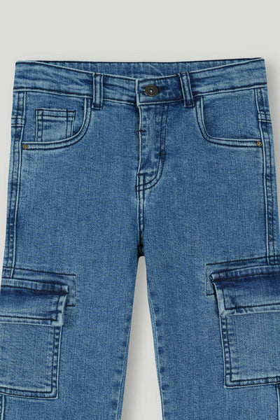 Boys Cargo Denim