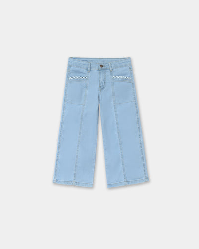 Girls Flared Denim