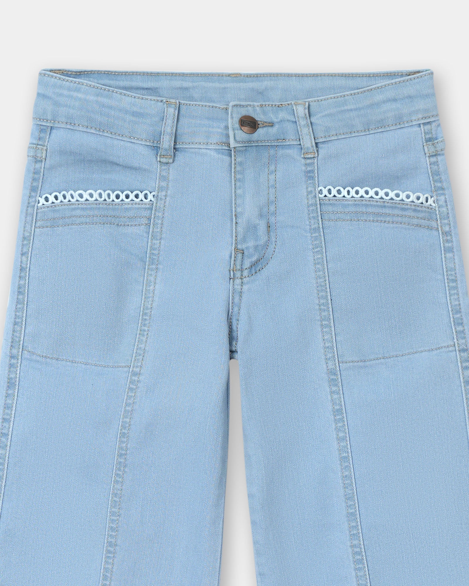 Girls Flared Denim