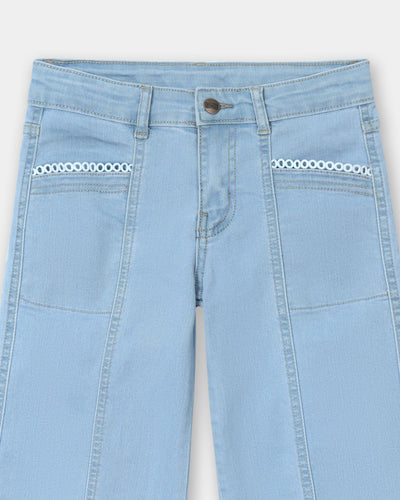 Girls Flared Denim