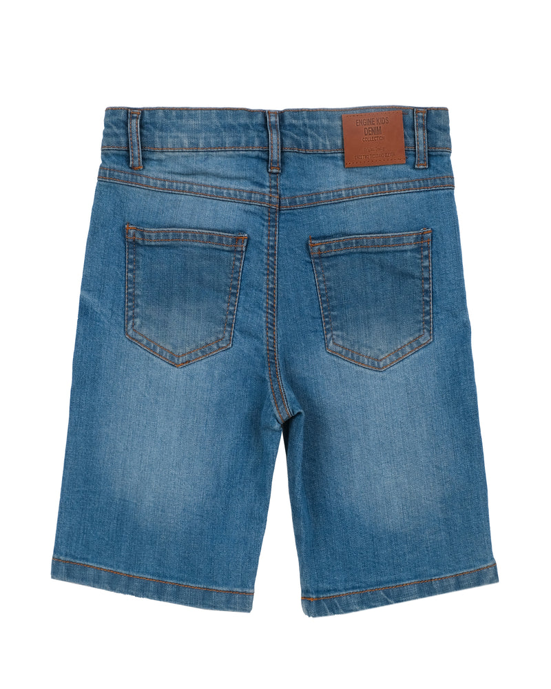 Boys Denim Shorts - Engine - Buy Now