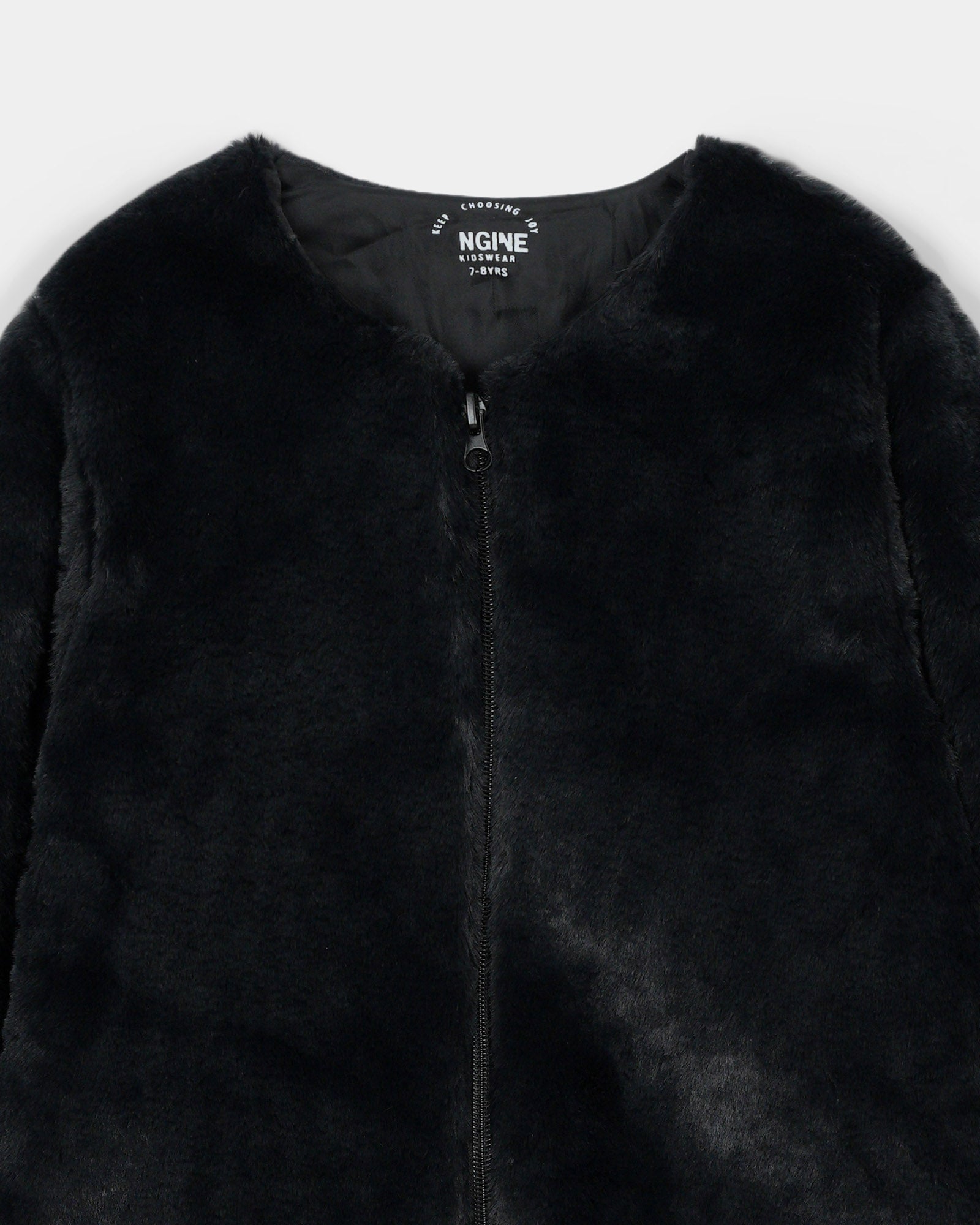 Girls Fashion Zip-Up Upper