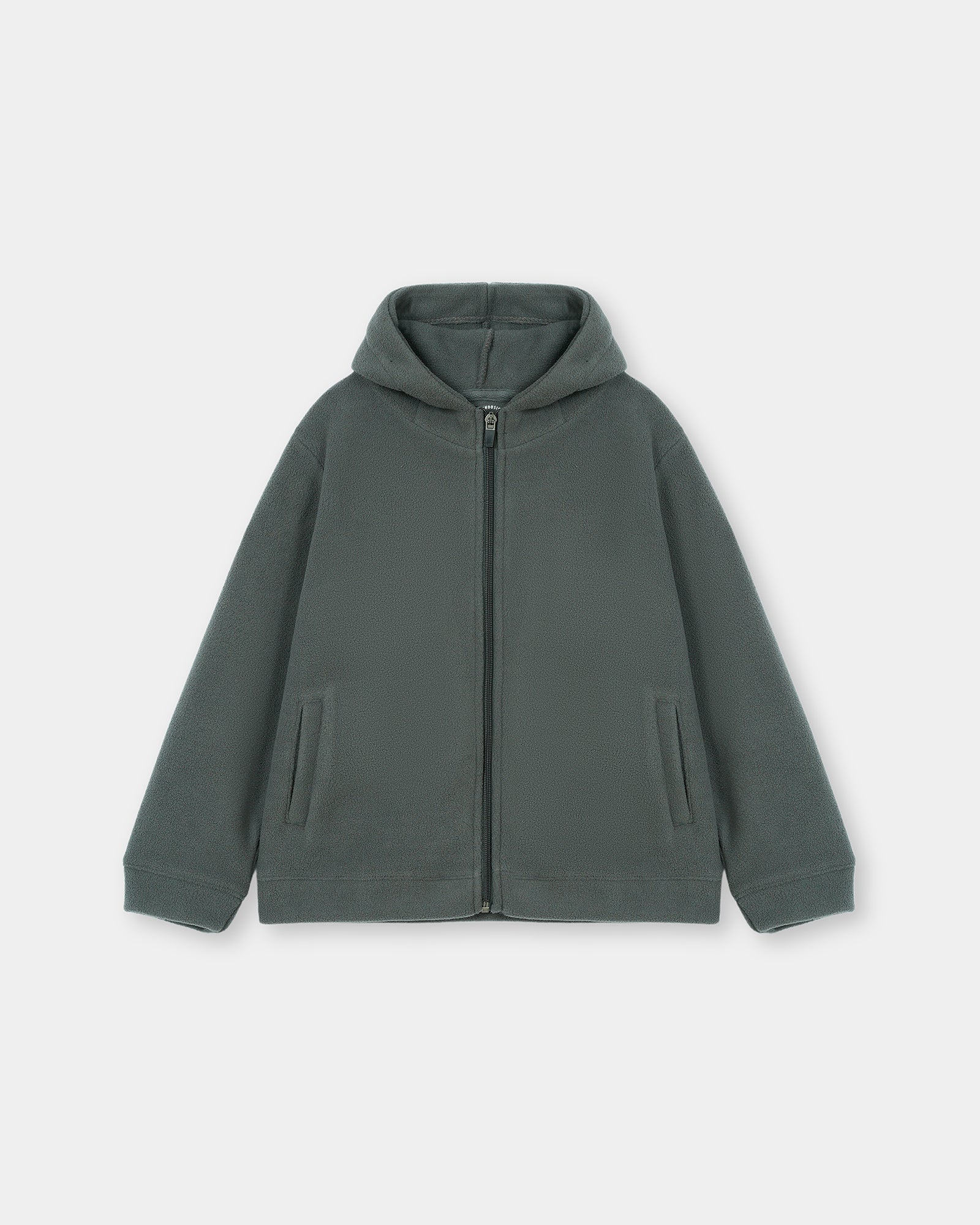 Boys Basic Zip-Up Hoodie
