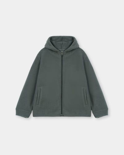 Boys Basic Zip-Up Hoodie
