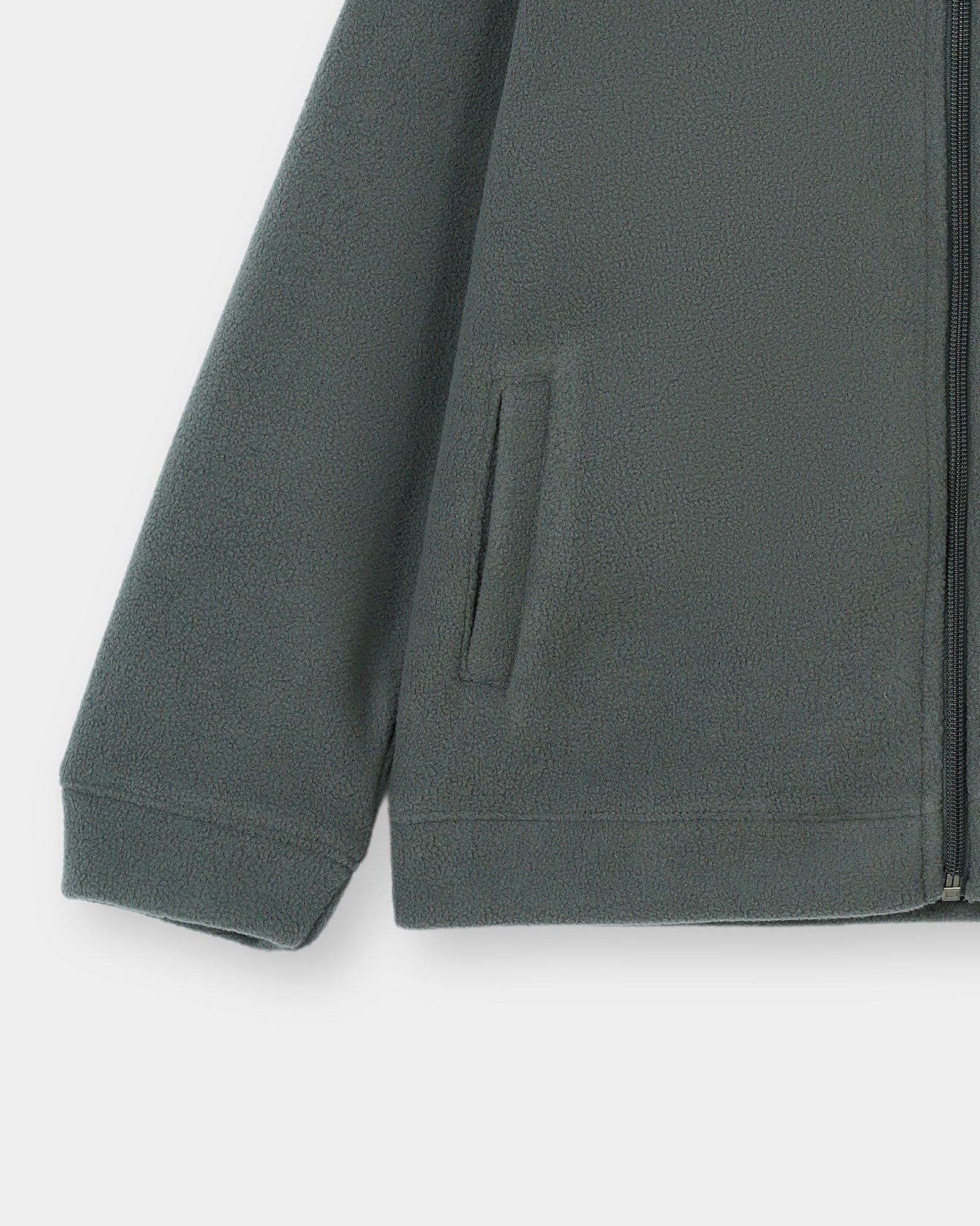 Boys Basic Zip-Up Hoodie