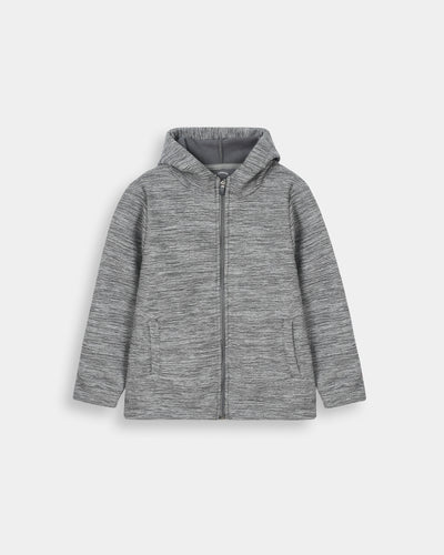 Boys Basic Zip-Up Hoodie